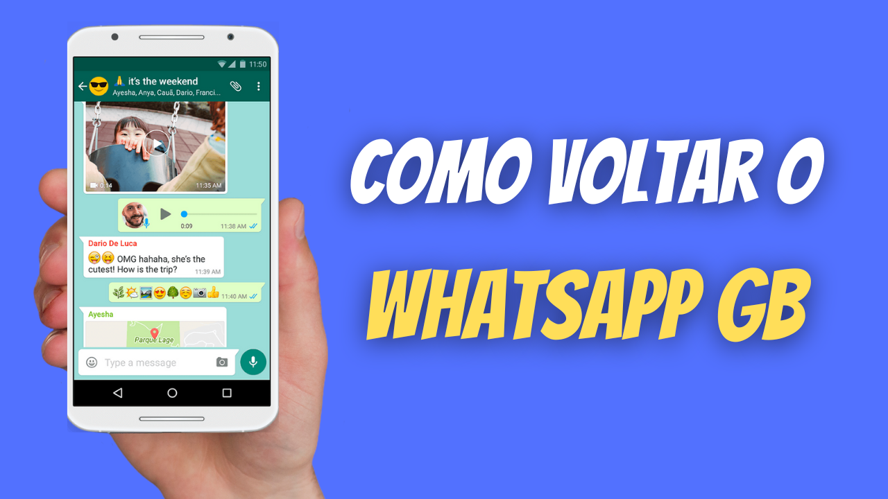 Como Voltar a Usar o Whatsapp GB ?