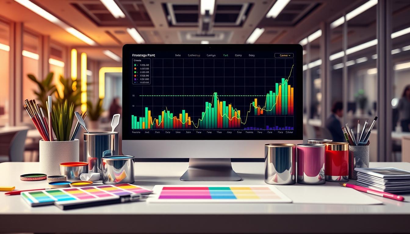 Gestão financeira eficiente para negócios de tintas: estratégias digitais